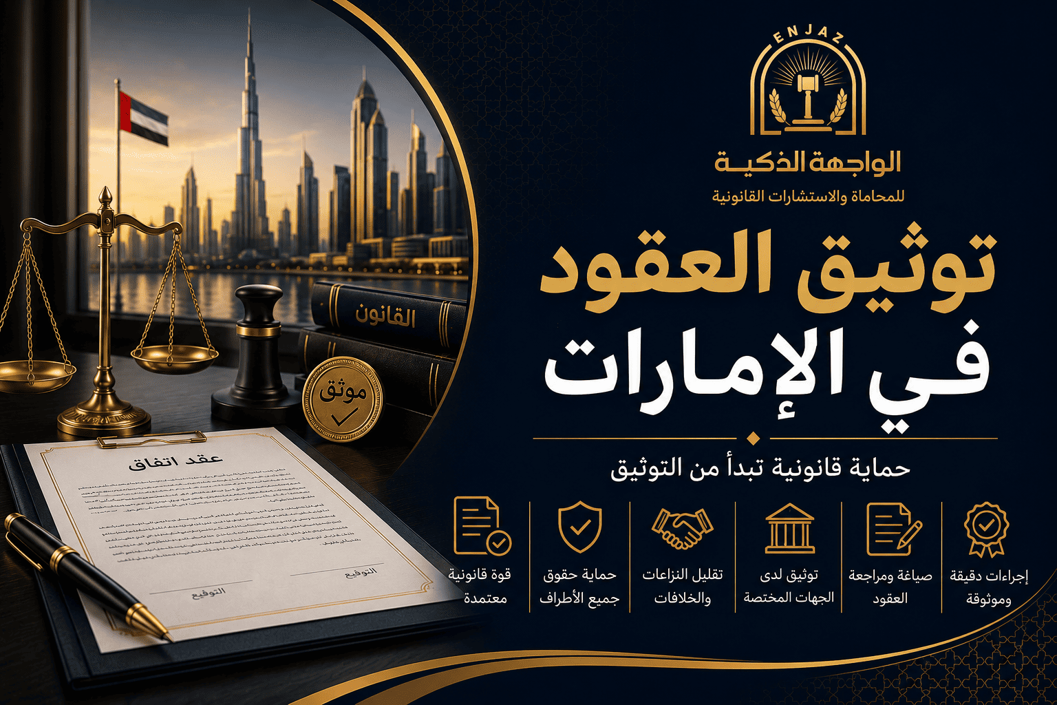 You are currently viewing توثيق العقود في الإمارات | خدمات قانونية للأفراد والشركات